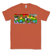 Copper Western St. Patrick's Day Shamrock Rainbow Classic Tee - Artiststas