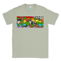 Matcha Western St. Patrick's Day Shamrock Rainbow Classic Tee - Artiststas