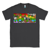 Smoke Western St. Patrick's Day Shamrock Rainbow Classic Tee - Artiststas