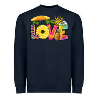 Navy love pineapple Heavyweight Sweatshirt - RanaPortraitStore