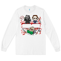 White halloween Long Sleeve Tee - CowhideDigitalArt