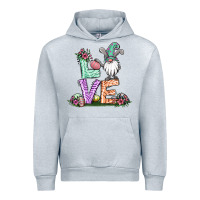 Heather Grey easter gnome easter bunny gnome Urban Hoodie - Jasminsmagicworld