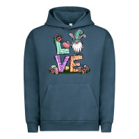 Pigment Midnight Navy easter gnome easter bunny gnome Urban Hoodie - Jasminsmagicworld