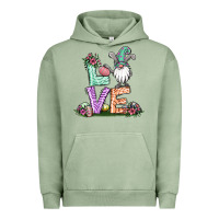 Pigment Oil Green easter gnome easter bunny gnome Urban Hoodie - Jasminsmagicworld