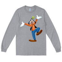 Heather Grey goofy Long Sleeve Tee - baoMotion