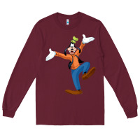 Burgundy goofy Long Sleeve Tee - baoMotion