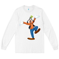 White goofy Long Sleeve Tee - baoMotion