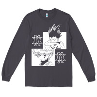 Smoke hunter gon and killua anime manga Long Sleeve Tee - baoMotion