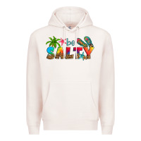 Pale Pink be salty Premium Hoodie - Artiststas