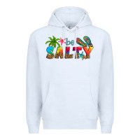 White be salty Premium Hoodie - Artiststas