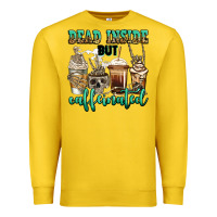 Lemon dead inside but caffeinated skeleton coffee cups Premium Sweatshirt - Jasminsmagicworld