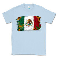 Dusty Blue cactus sunflower mexican flag Classic Tee - Jasminsmagicworld