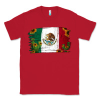 Red cactus sunflower mexican flag Classic Tee - Jasminsmagicworld