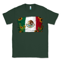 Sports Green cactus sunflower mexican flag Classic Tee - Jasminsmagicworld