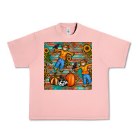 Salmon fall scarecrow seamless pattern Urban Heavy Tee - BundleAndBundleShop