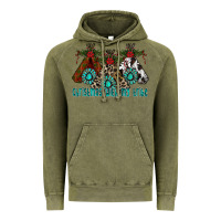 Vintage Olive Christmas With Tribe Vintage Hoodie - CowhideDigitalArt