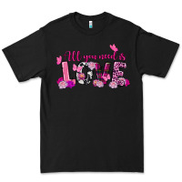 Black All you need is love Valentine's Day Premium Tee - FaDigitalArtStudio
