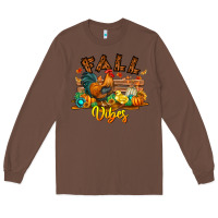 Chestnut Fall Vibes Long Sleeve Tee - CowhideDigitalArt