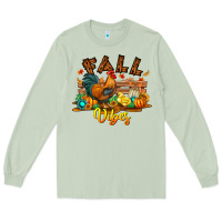 Matcha Fall Vibes Long Sleeve Tee - CowhideDigitalArt