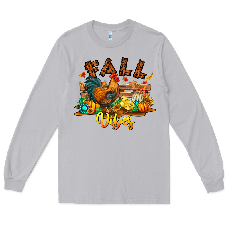 Fall Vibes Long Sleeve Tee by CowhideDigitalArt | Teevron