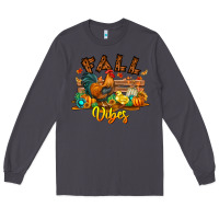 Smoke Fall Vibes Long Sleeve Tee - CowhideDigitalArt