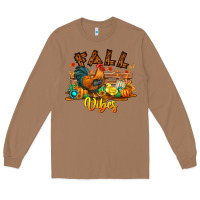 Toasted Coconut Fall Vibes Long Sleeve Tee - CowhideDigitalArt
