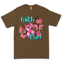Cacao Faith hope cure Breast Cancer Premium Tee - FaDigitalArtStudio