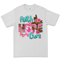 Dove Grey Faith hope cure Breast Cancer Premium Tee - FaDigitalArtStudio
