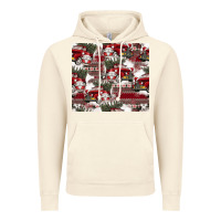 Vintage Artic vintage christmas car pattern Vintage Hoodie - CowhideDigitalArt