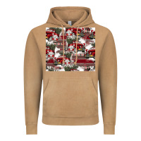 Vintage Camel vintage christmas car pattern Vintage Hoodie - CowhideDigitalArt