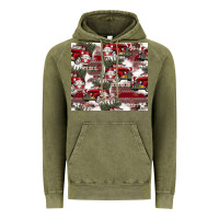 Vintage Olive vintage christmas car pattern Vintage Hoodie - CowhideDigitalArt