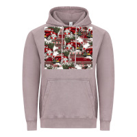 Vintage Zinc vintage christmas car pattern Vintage Hoodie - CowhideDigitalArt
