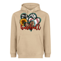 Mushroom baseball hearts Heavyweight Hoodie - Jasminsmagicworld