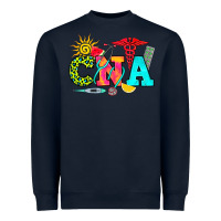 Navy cna summer Heavyweight Sweatshirt - RanaPortraitStore