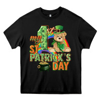 Black My first St. Patrick's Day Heavy Core Tee - CowGirlArtShop