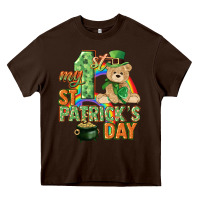 Chocolate Brown My first St. Patrick's Day Heavy Core Tee - CowGirlArtShop