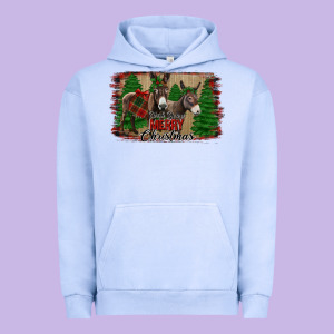 Donkey Christmas Urban Hoodie Designed By Jasminsmagicworld