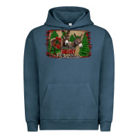 Pigment Midnight Navy donkey christmas Urban Hoodie - Jasminsmagicworld