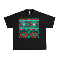 Black native american aztec seamless pattern 4 Urban Heavy Tee - BundleAndBundleShop
