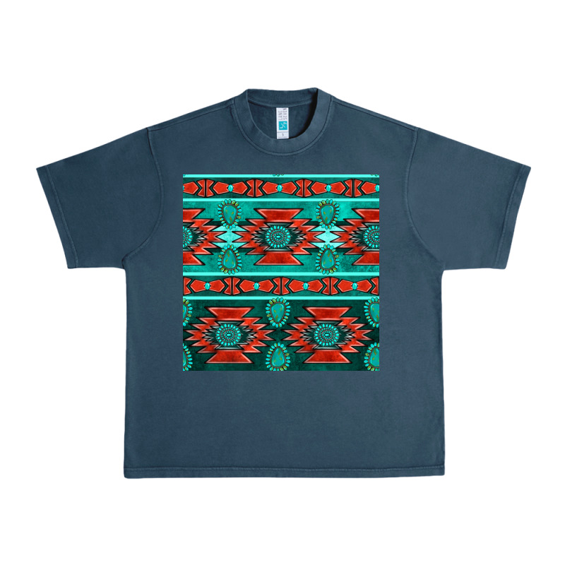 Native American Aztec Seamless Pattern 4 Urban Heavy Tee by BundleAndBundleShop | Teevron