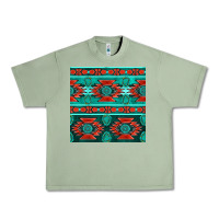 Oil Green native american aztec seamless pattern 4 Urban Heavy Tee - BundleAndBundleShop