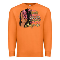 Carrot She who kneels before god can stand before anyone Premium Sweatshirt - RanaPortraitStore