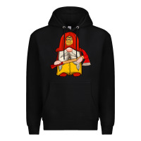Black firefighter gnomes Premium Hoodie - Artiststas