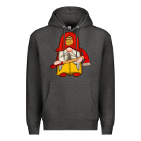 Charcoal Heather firefighter gnomes Premium Hoodie - Artiststas