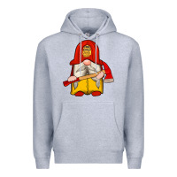 Heather Grey firefighter gnomes Premium Hoodie - Artiststas