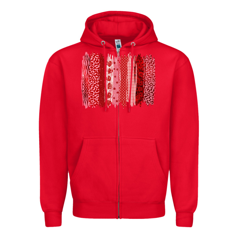 Valentine's Day Zipper Hoodie by RanaPortraitStore | Teevron