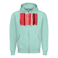 Seafoam valentine's day Zipper Hoodie - RanaPortraitStore