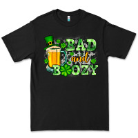 Black St. Patrick's Bad and boozy Premium Tee - OliviaCreatesArt