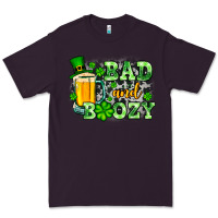 Plum St. Patrick's Bad and boozy Premium Tee - OliviaCreatesArt