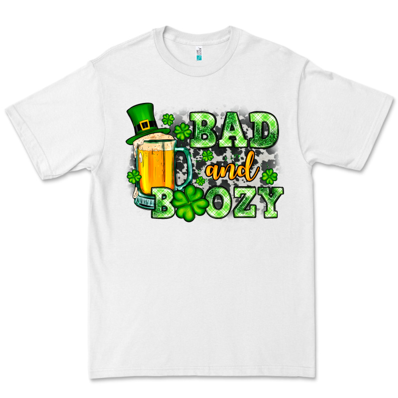 St. Patrick's Bad And Boozy Premium Tee by OliviaCreatesArt | Teevron